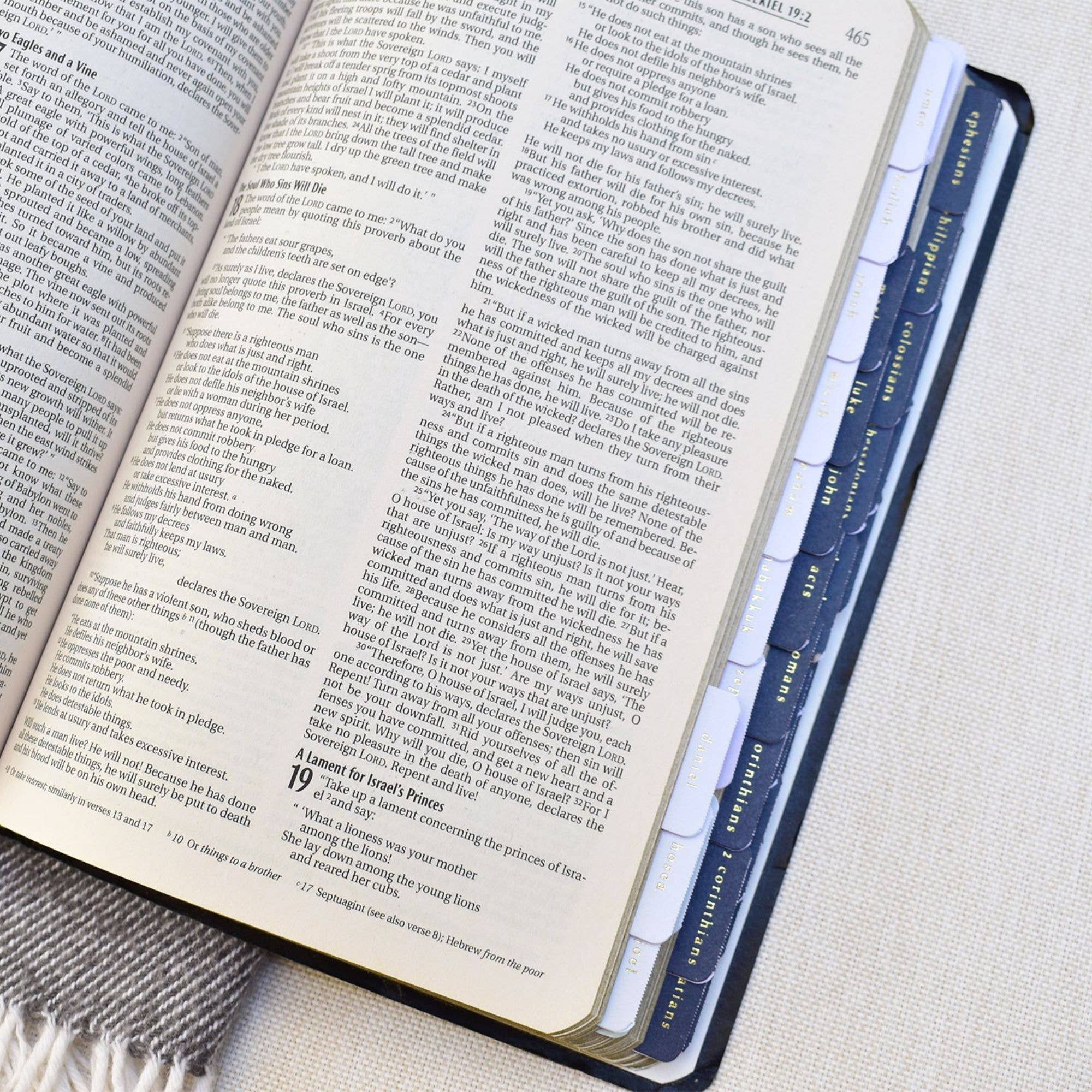 Church Notes Co. - Wholesale Sticker - Navy and Grey Bible Tabs1