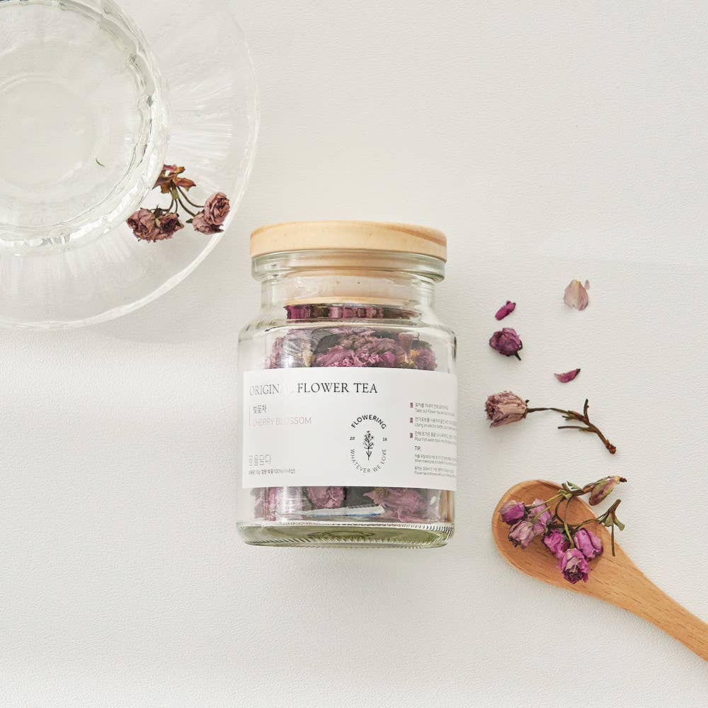 KKOKDAM Premium Flower Tea - Wholesale Loose Tea - Original Flower Tea 10g Glass Jar - 8 Variations11