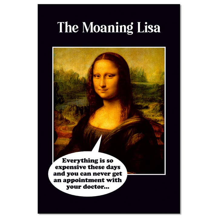 The Moaning Lisa Fridge Magnet for wholesale by Dean Morris Cards