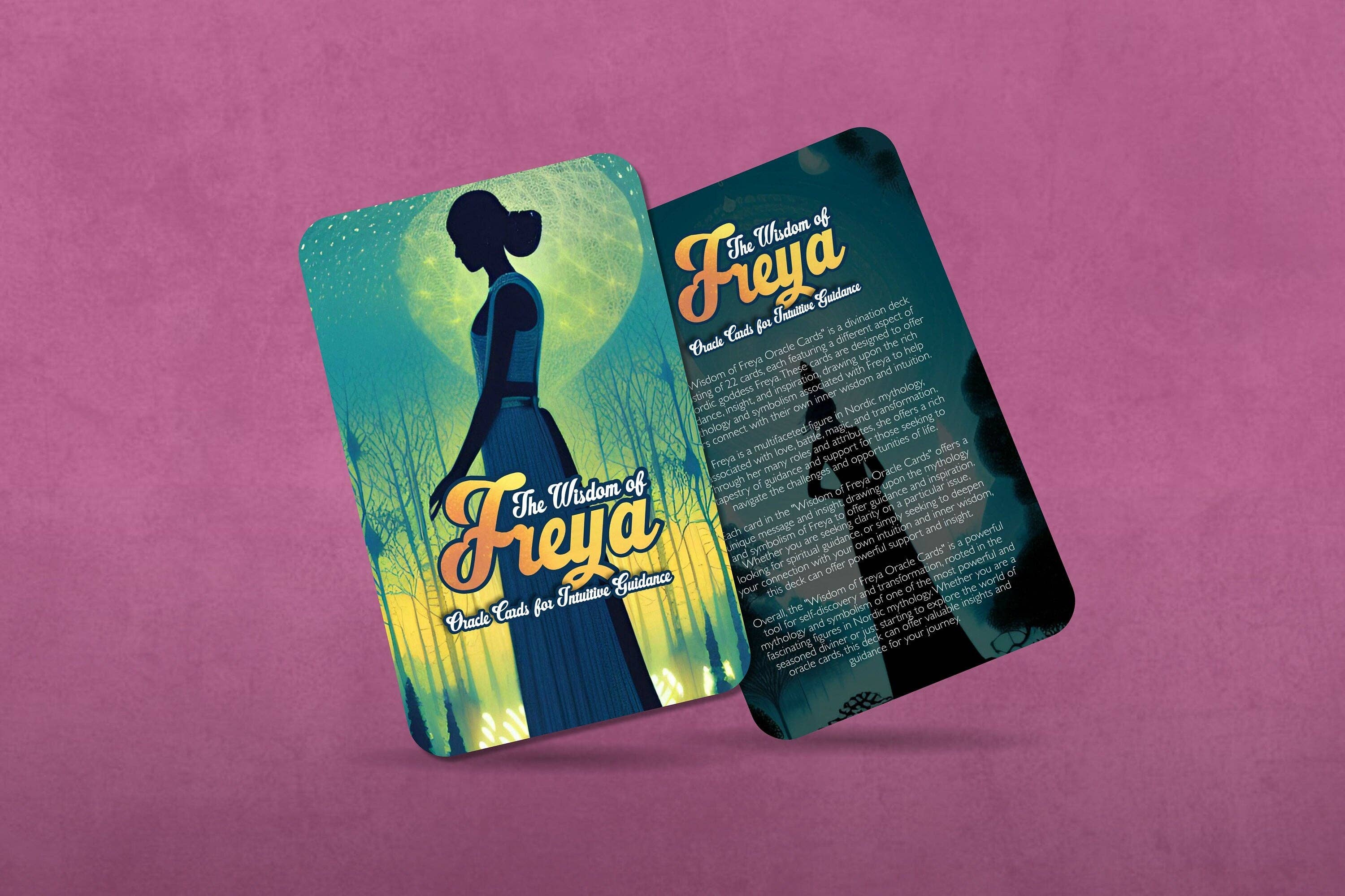 Ibiza Tarot USA - Venta al por mayor Cartas del tarot - La Sabiduría de Freya - Cartas Oráculo para Guía Intuitiva7