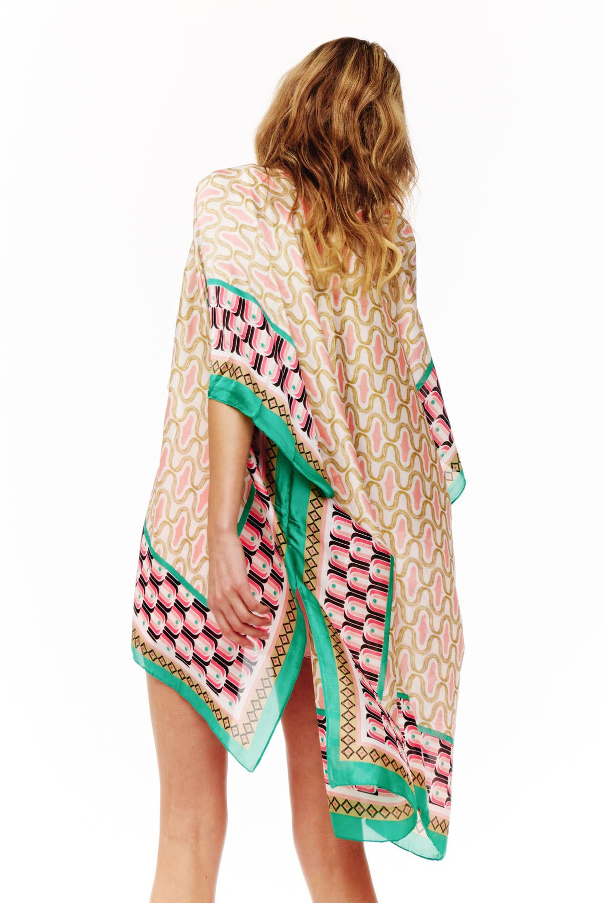 JOIA ACCESSORIES - Vente Kimono – femme - KIMONO EN SOIE IMPRIMÉ MULTICOLORE, BAAP 25139