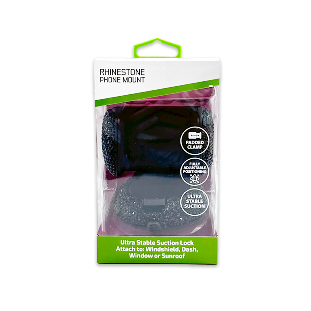 Novelty Brands - Wholesale Phone/Tablet Stand - Glitz & Glam Rhinestone Phone Mount Assortment - 3/Display4