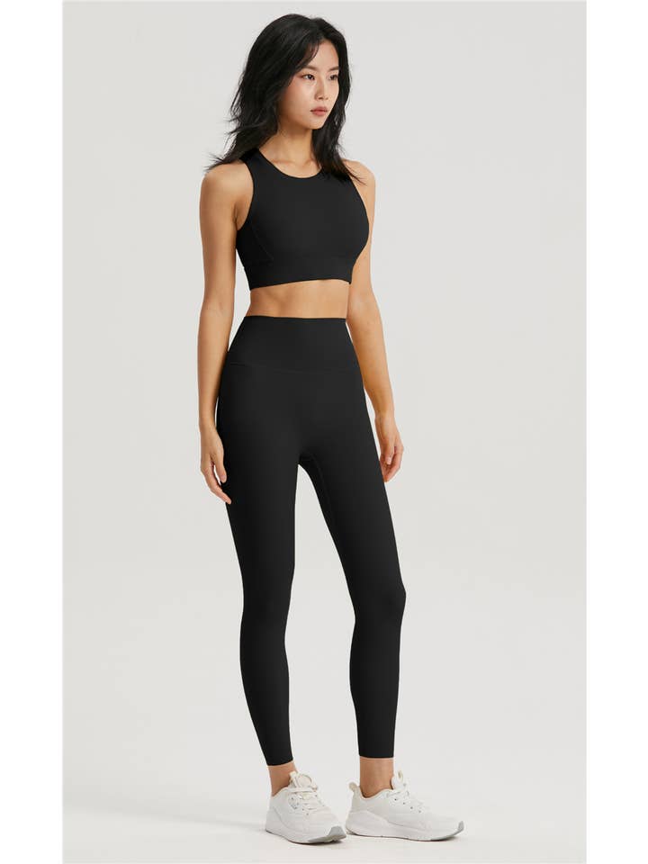 91thelabel - Vente Brassière de sport – femme - Soutien-gorge de sport à dos ouvert Merida Lycra® à coupe moulée18