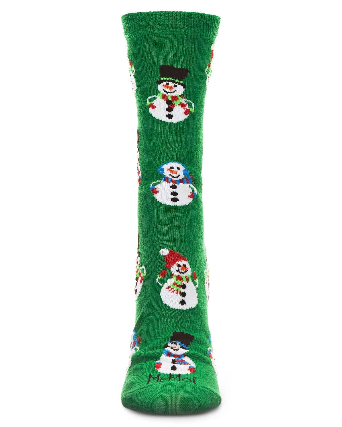 Infinity Classics International Inc. – Großhandel Socken - Unisex – Smiley Snowman Holiday Crew Unisex-Socken1