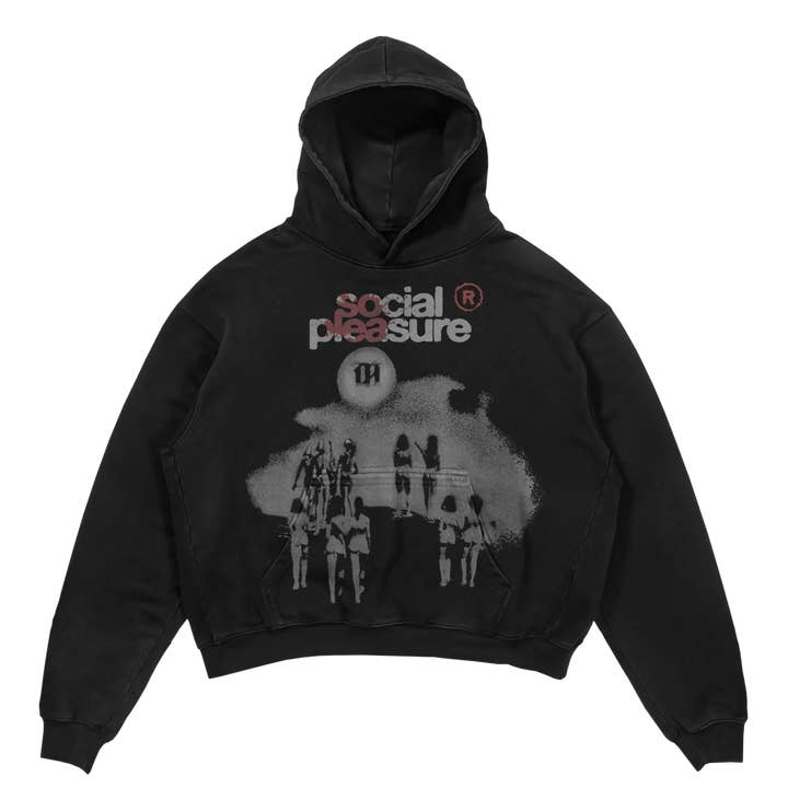 Moletom com capuz Social Pleasure Premium por atacado de Worksofmadness