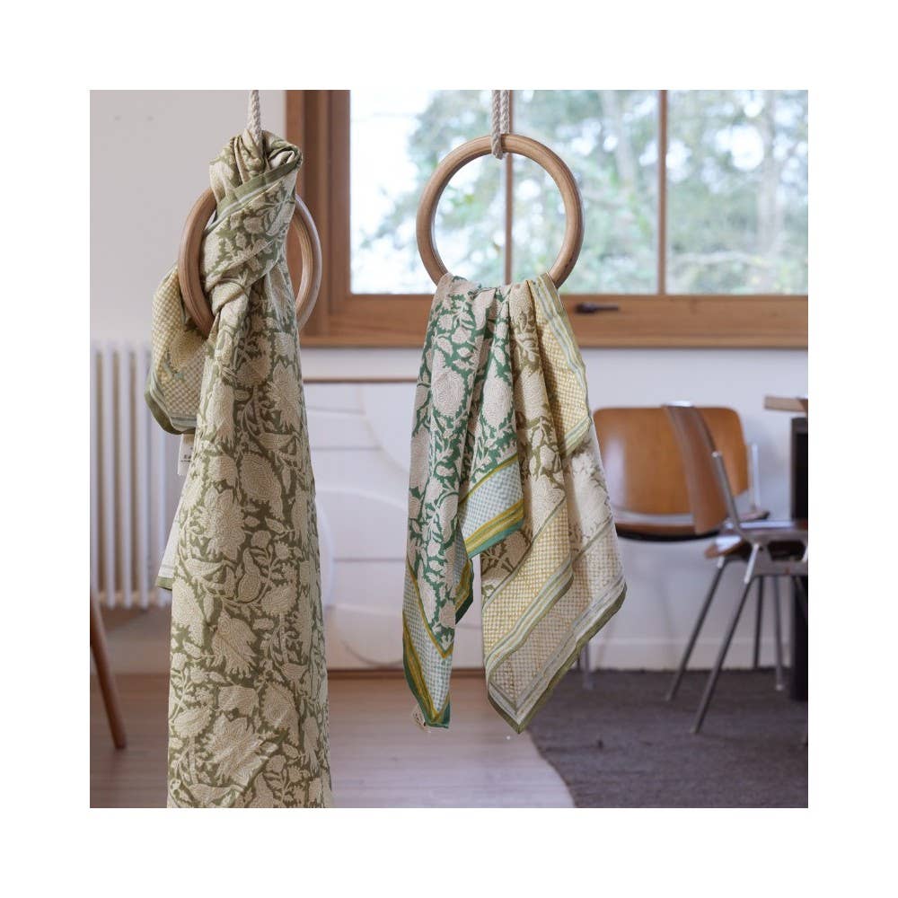 Bonheur du Jour - Wholesale Head Scarf - Women's - Indian Scarf Child - Chandra Khaki2