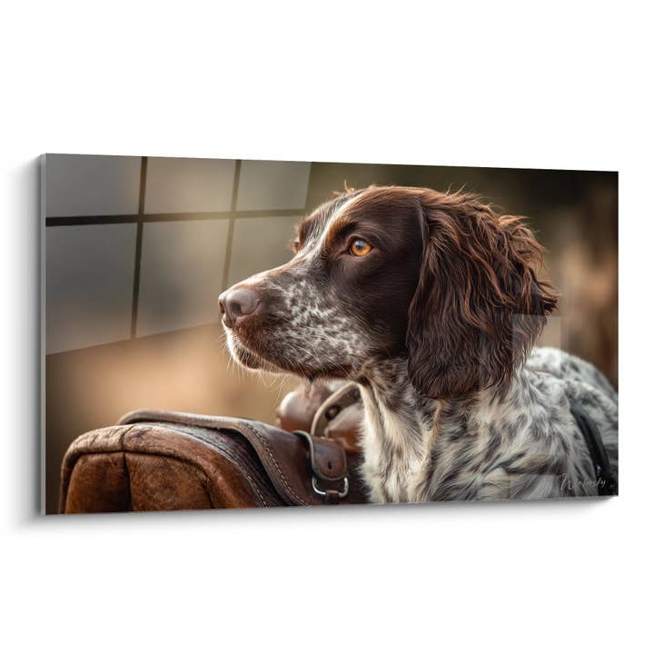 Cuadro de Epagneul Bretón con Mirada Contemplativa - Retrato Noble - Edición Epagneul Bretón para venta al por mayor de Walensky