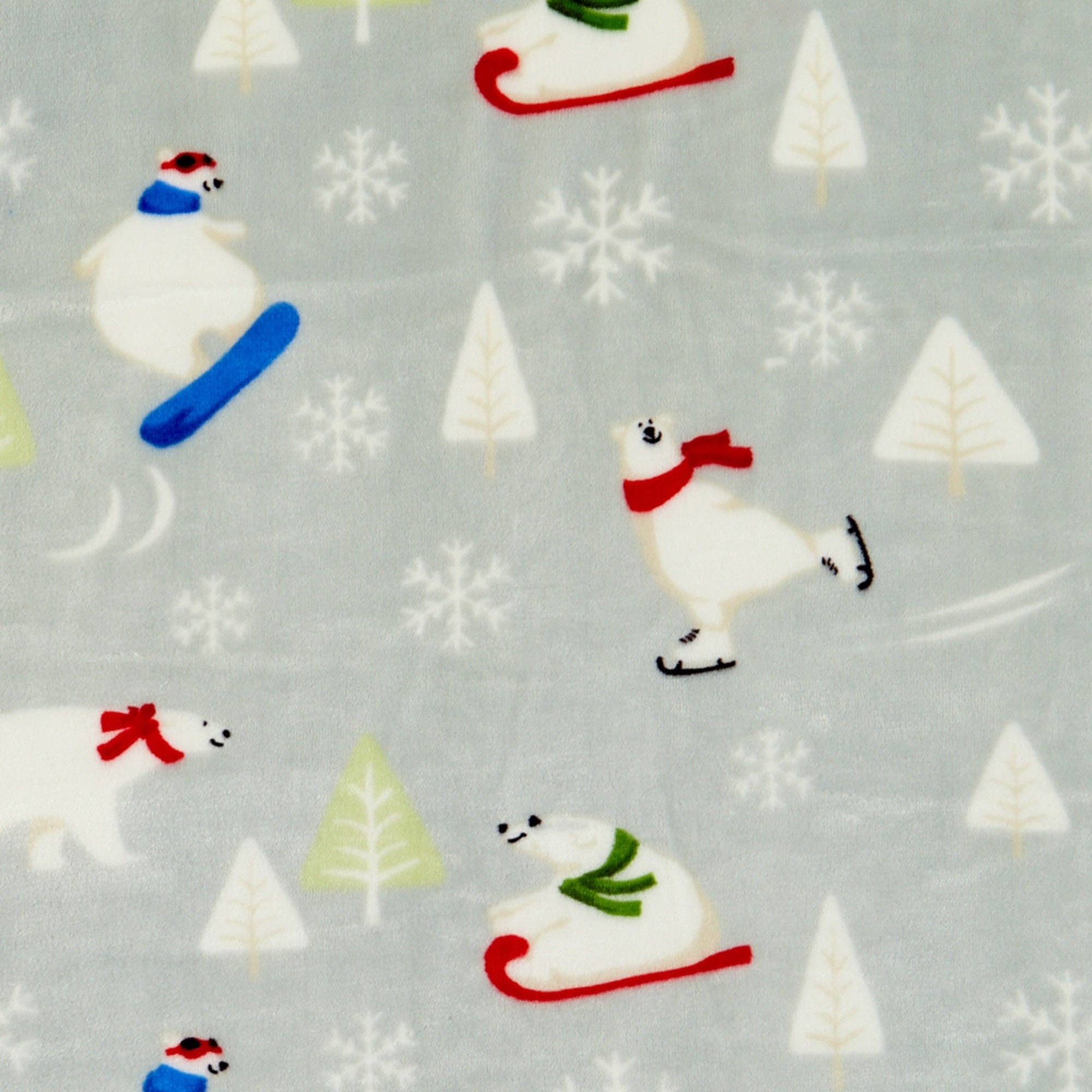 BH Collective - Wholesale Throw Blanket - Throw Blanket - Holiday Printed Sherpa - Eve Collection28