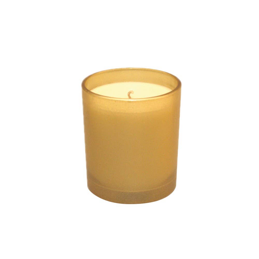 AULICA - Wholesale Jar/Filled Candle - Golden vanilla-scented candle 7x7x8cm0