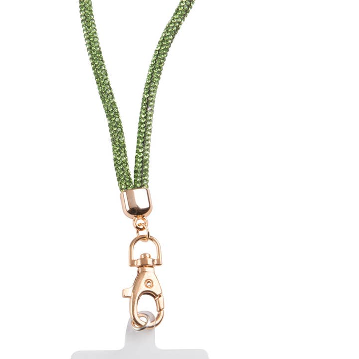 Kaleidoscope Accessories - Wholesale Keychain - Women's - Rhinestone wristlet w/ phone tether tab keychain, 6 assorted5