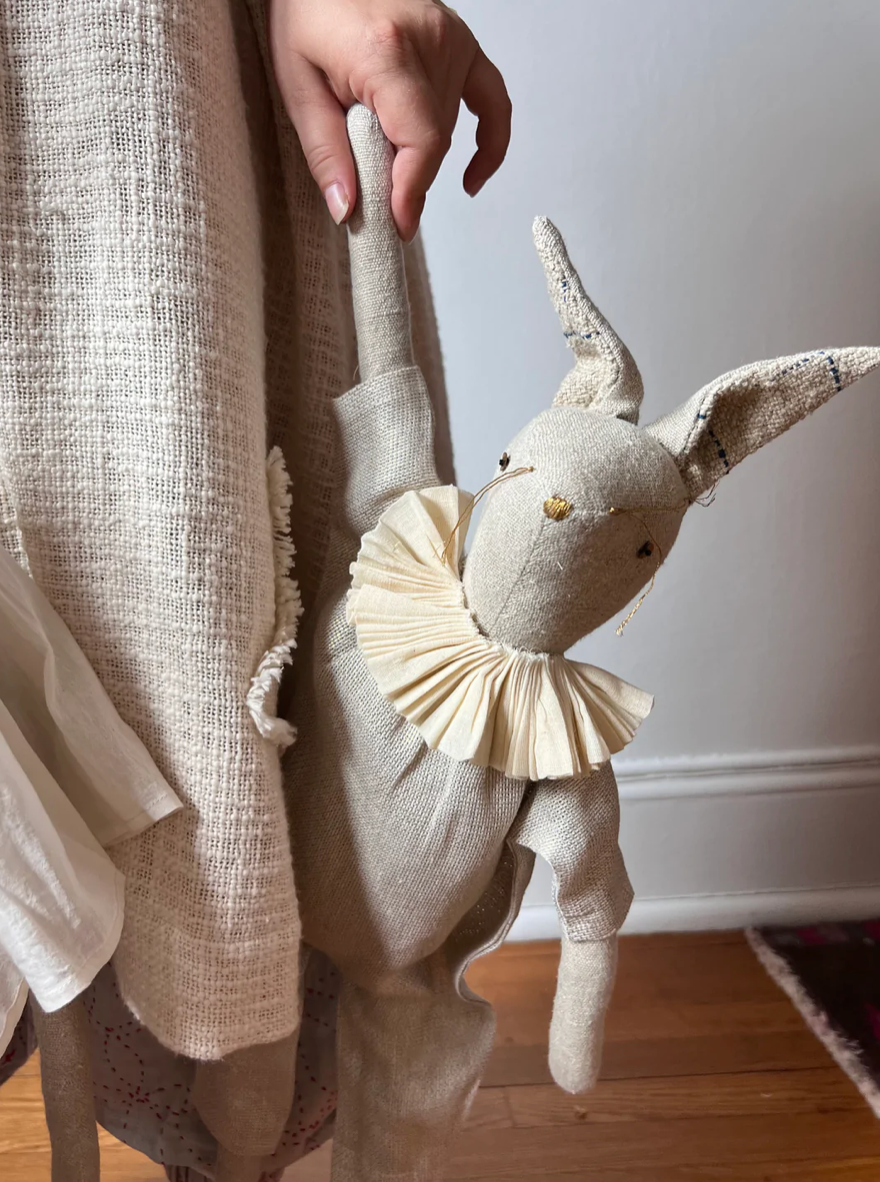 Skippy Cotton - Wholesale Decorative Tabletop Object - Ruffle Bun Ragdoll - Cotton-filled Art Doll12