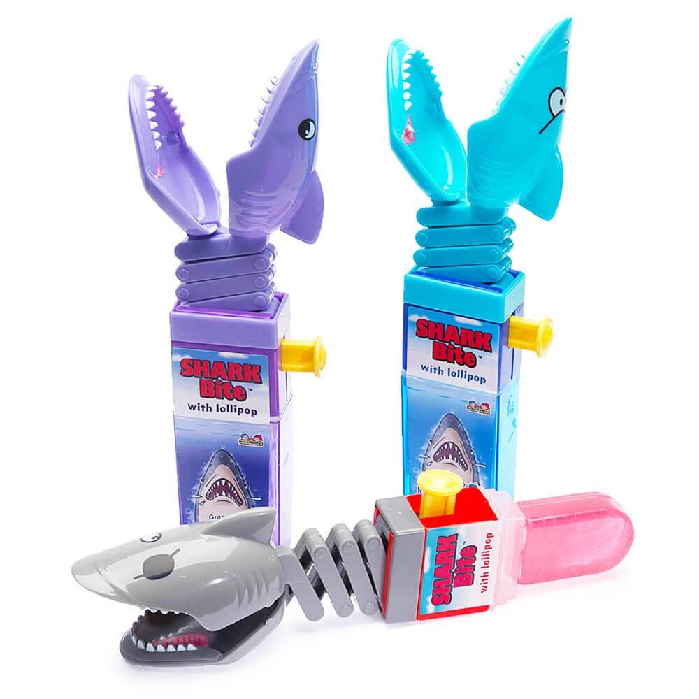 Sugar Bear Candy - Wholesale Lollipop - Shark Bite Candy Toy Lollipops 12 ct.4