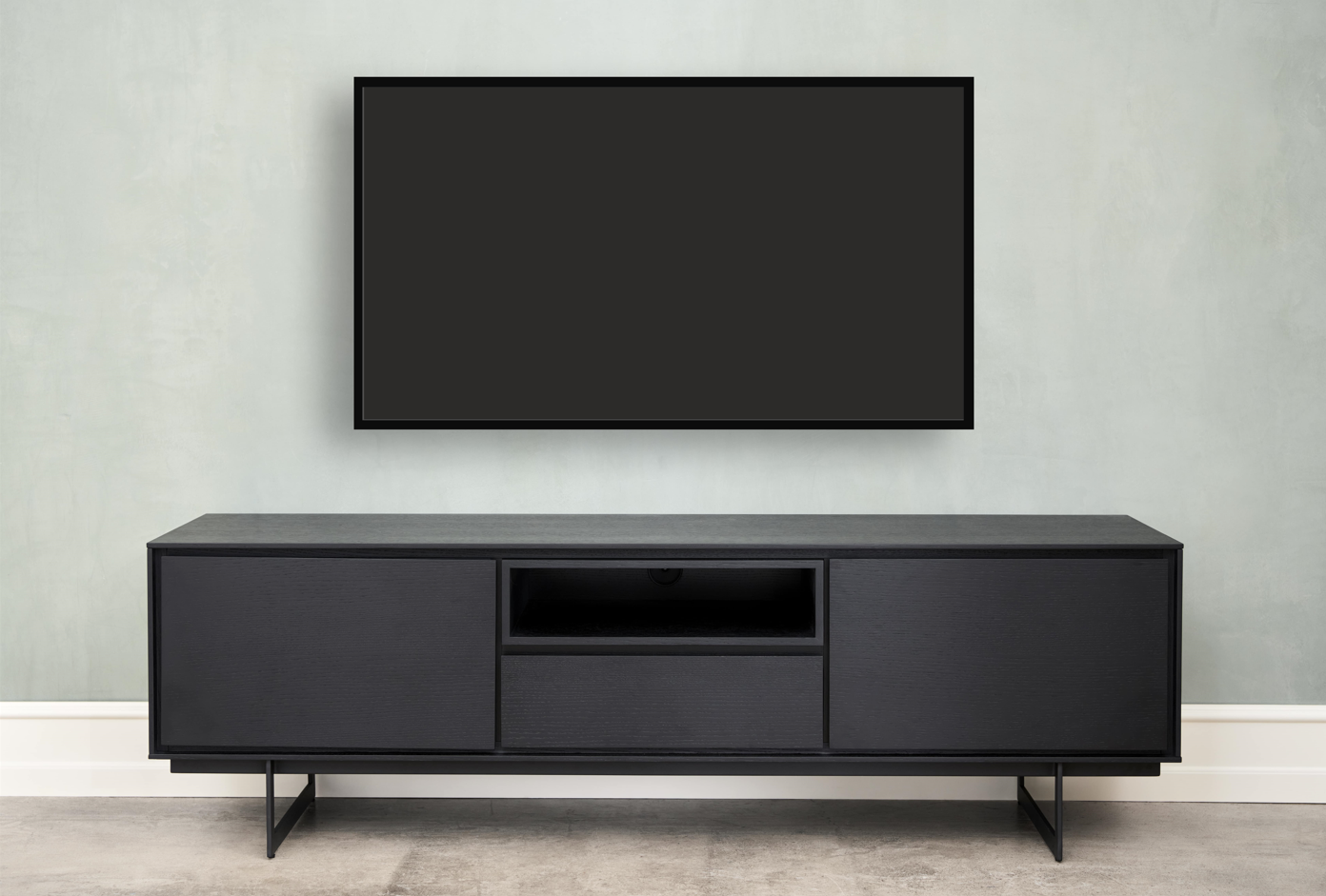 Furnhouse - Wholesale Console Table - TV Table Tokyo Black Oak1