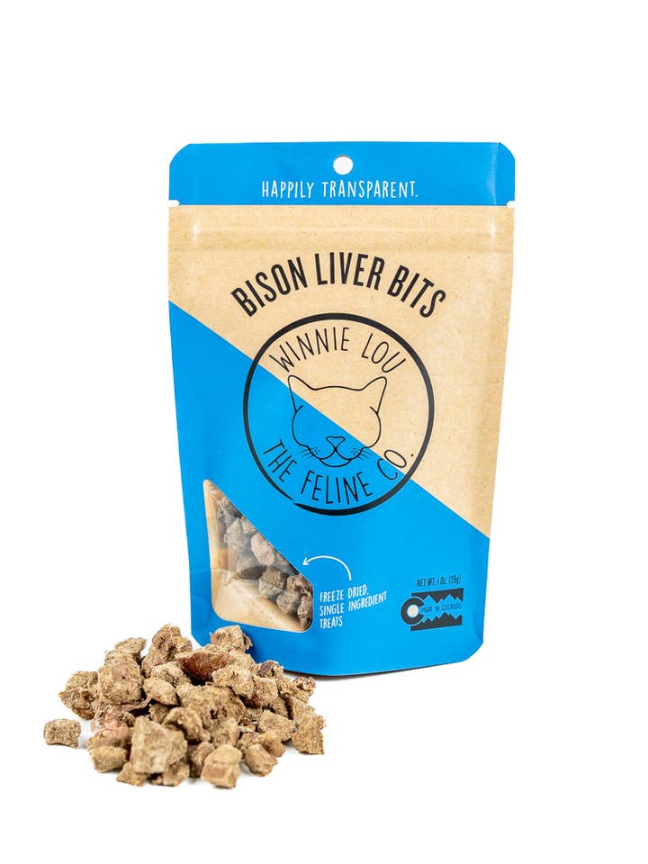 Bison Liver Bits - Cat for wholesale by Winnie Lou