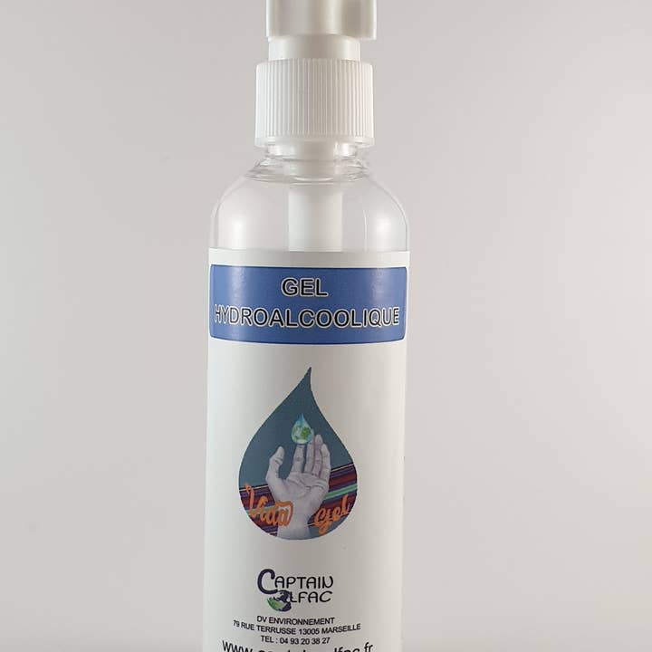 Captain Olfac - Wholesale Hand Sanitizer - Vidagel Hydroalcoholic gel 100 ml with 80% pump3
