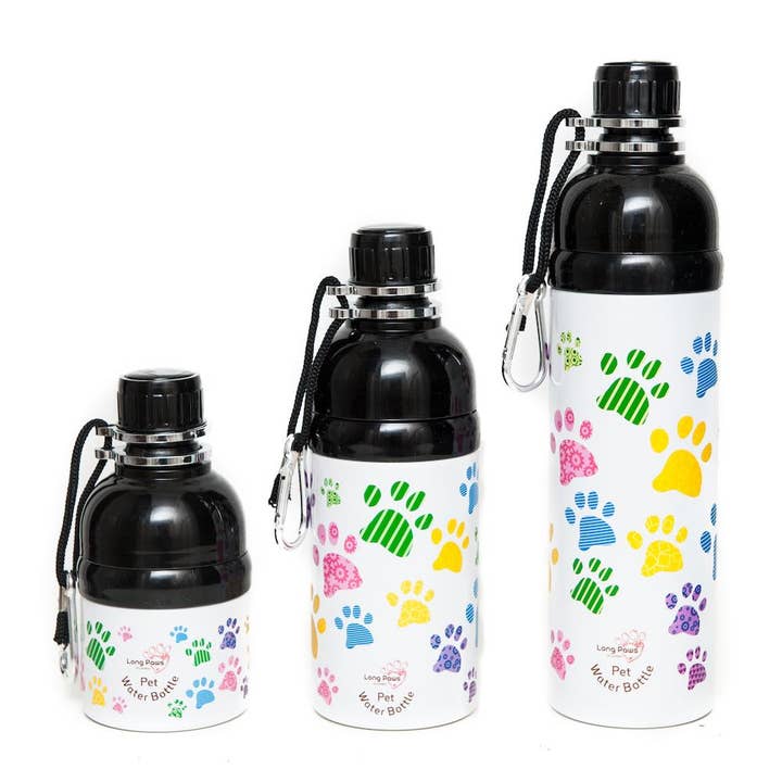 Long Paws - Wholesale Waterfles voor honden - Hond - Long Paws RVS hondenwaterfles met lick 'n flow