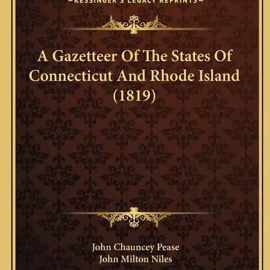 Books by splitShops - Wholesale Book - Adult - A Gazetteer of the States of Connecticut and Rhode Island (1819) - Paperback
