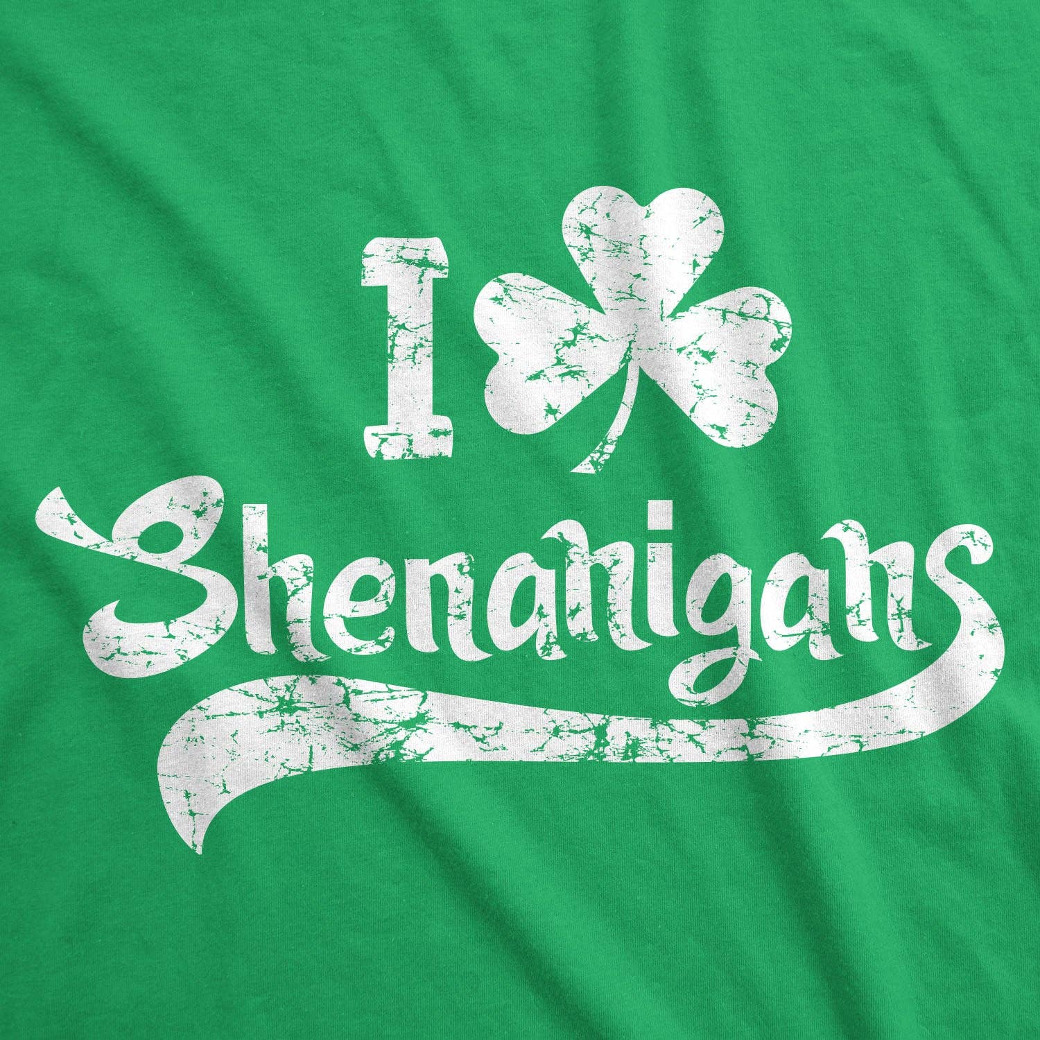 Crazy Dog T-Shirts - Wholesale Screen Printed T-Shirt - Women's - I Clover Shenanigans Womens Saint Patricks Day  T Shirt1