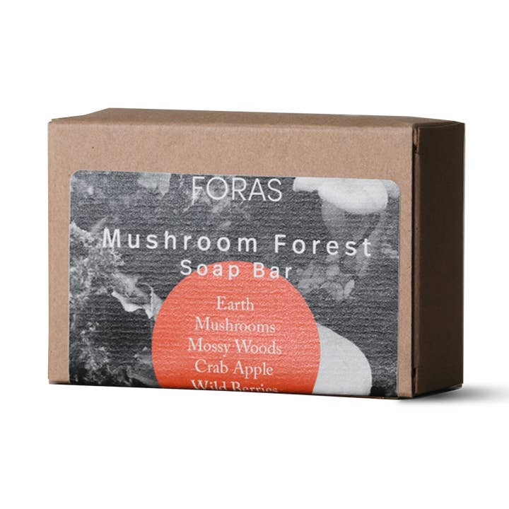 Mushroom Forest Soap Bar for wholesale by Foras Fragrance & Skincare