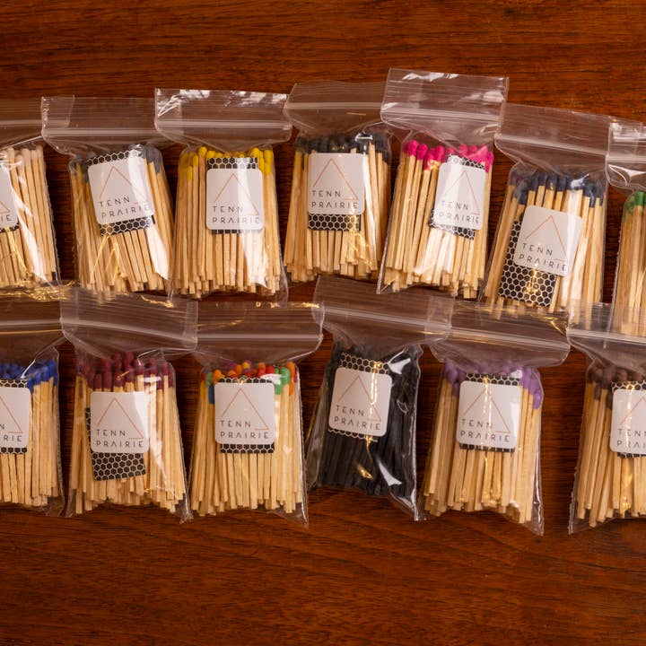 Match Refill Kit – 2" Safety Matches in 13 Color Options for wholesale by Tenn Prairie