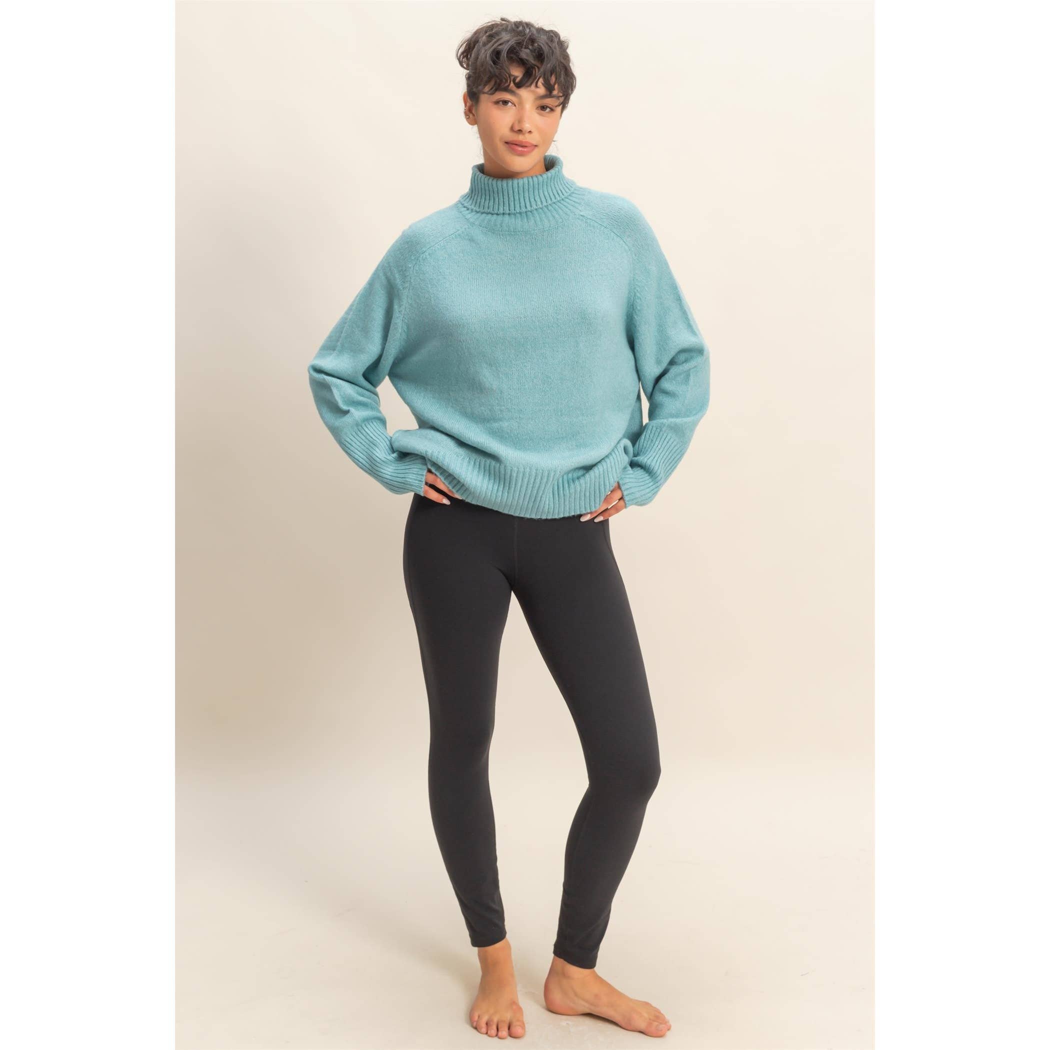 HYFVE - Wholesale Pullover-trui - Dames - Oversized hoog-laag coltrui7