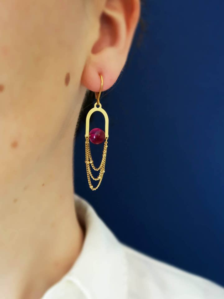 Orient-Ohrringe für den Großhandel von Hirondelle Bijoux