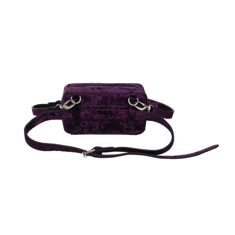 Bessie London – wholesale Crossbody bag – Women's – Studs Velvet Crossbody & Bum Bag3