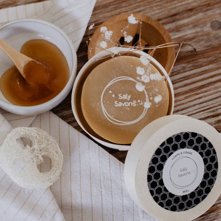 Face & Body Soap - Honey for wholesale by Saly Cosmétiques