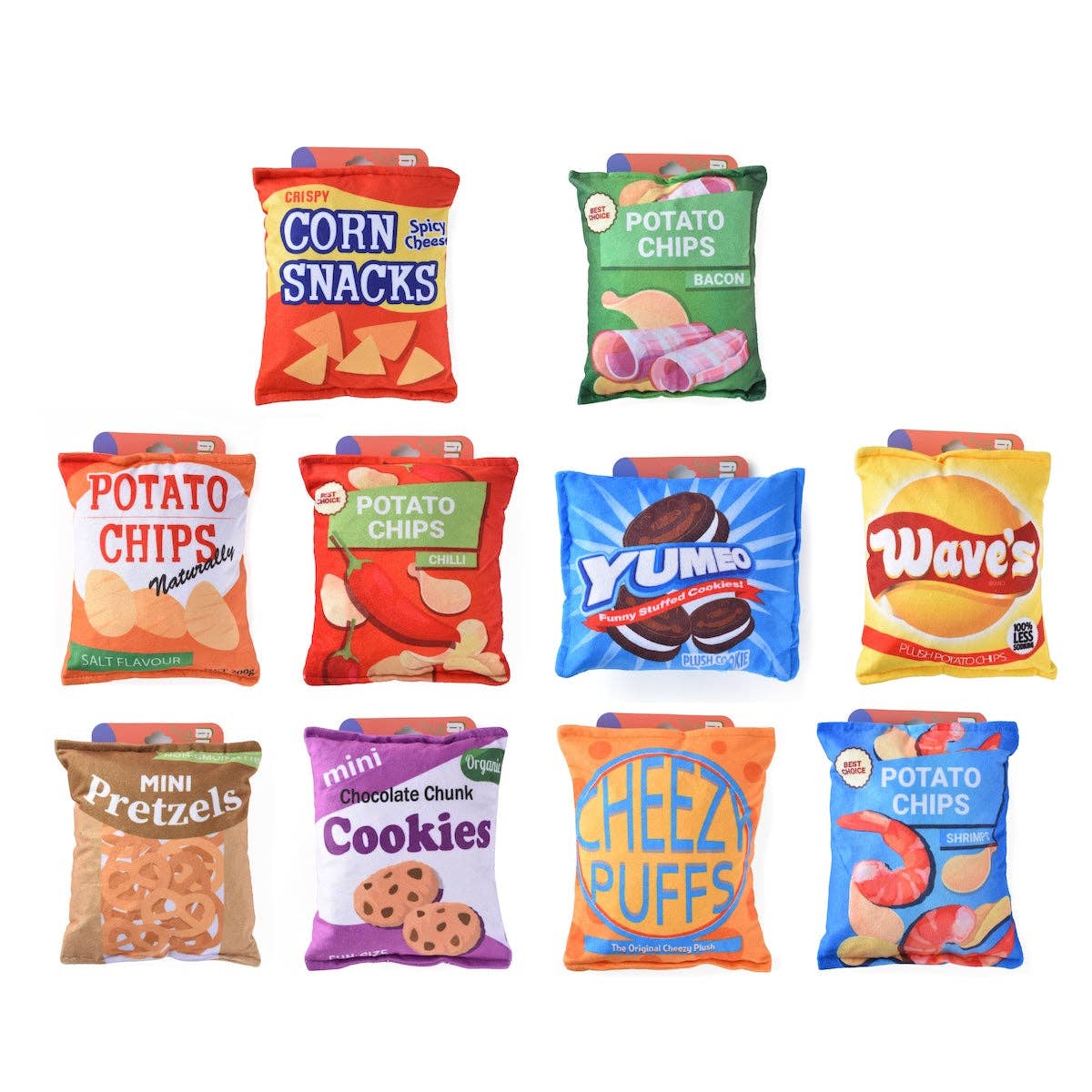 Cheerhunting - Vendita all'ingrosso Peluche - Cani - Petkin Chips Giocattolo per Cani: Morbido, Durevole e Divertente di Cheerhunting3