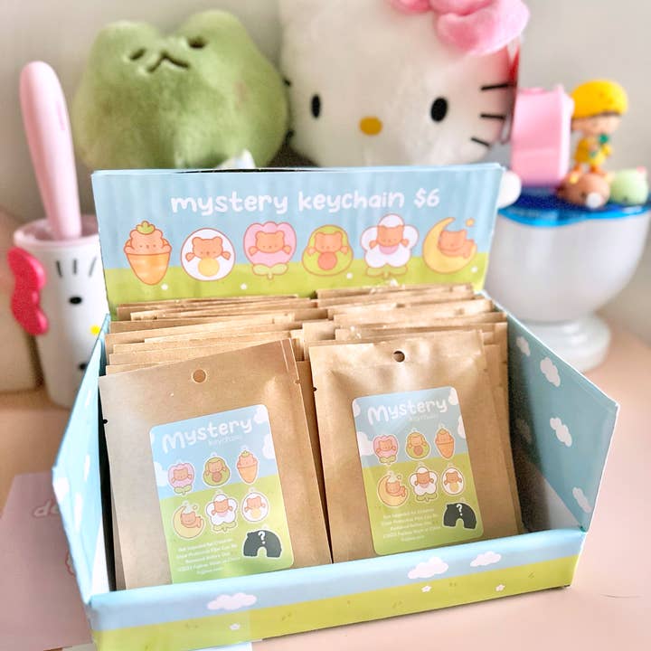 Lot de 20 sacs Mystery Keychain Blind Blind, boîte complète pour la vente par Fujibee