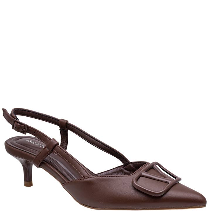 MINI TACÓN SLINGBACK CON HEBILLA V SUAVE 12 PA, CLEMENTINA 10 12 para venta al por mayor de JOIA ACCESSORIES