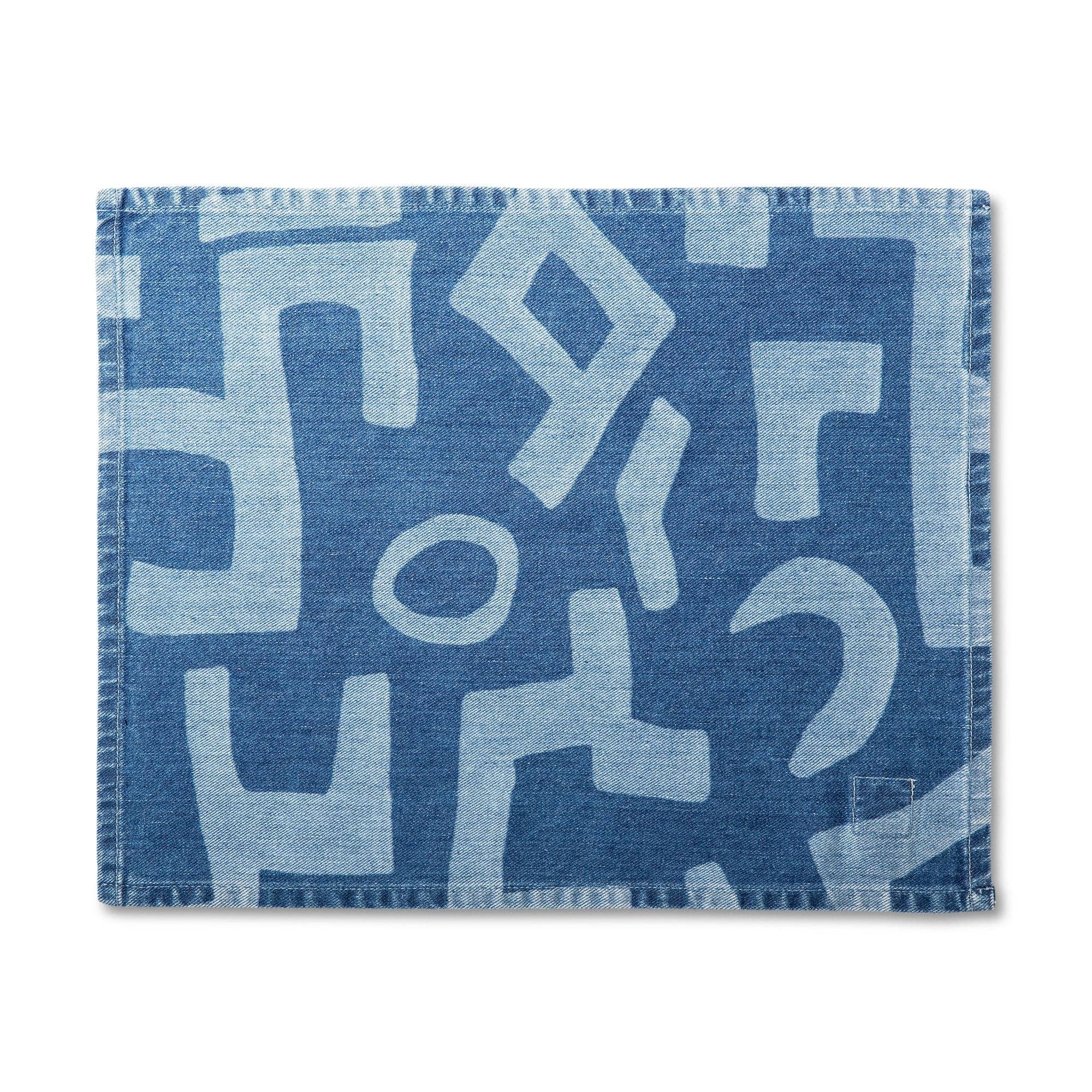 Mi Cocina - Wholesale Placemat - Diaspora Placemat - Laser Printed Denim1