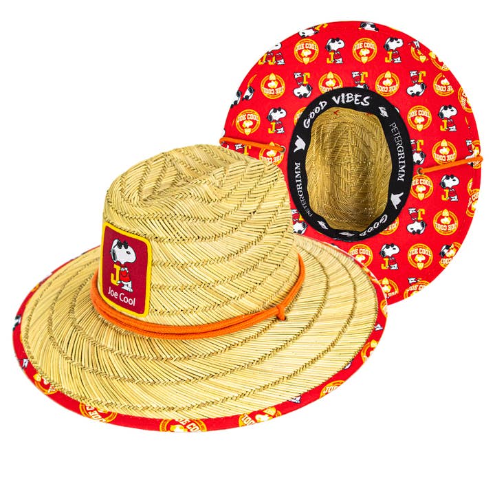 Peter Grimm - Wholesale Straw Hat - Unisex - Joe Cool Junior Straw Lifeguard Hat