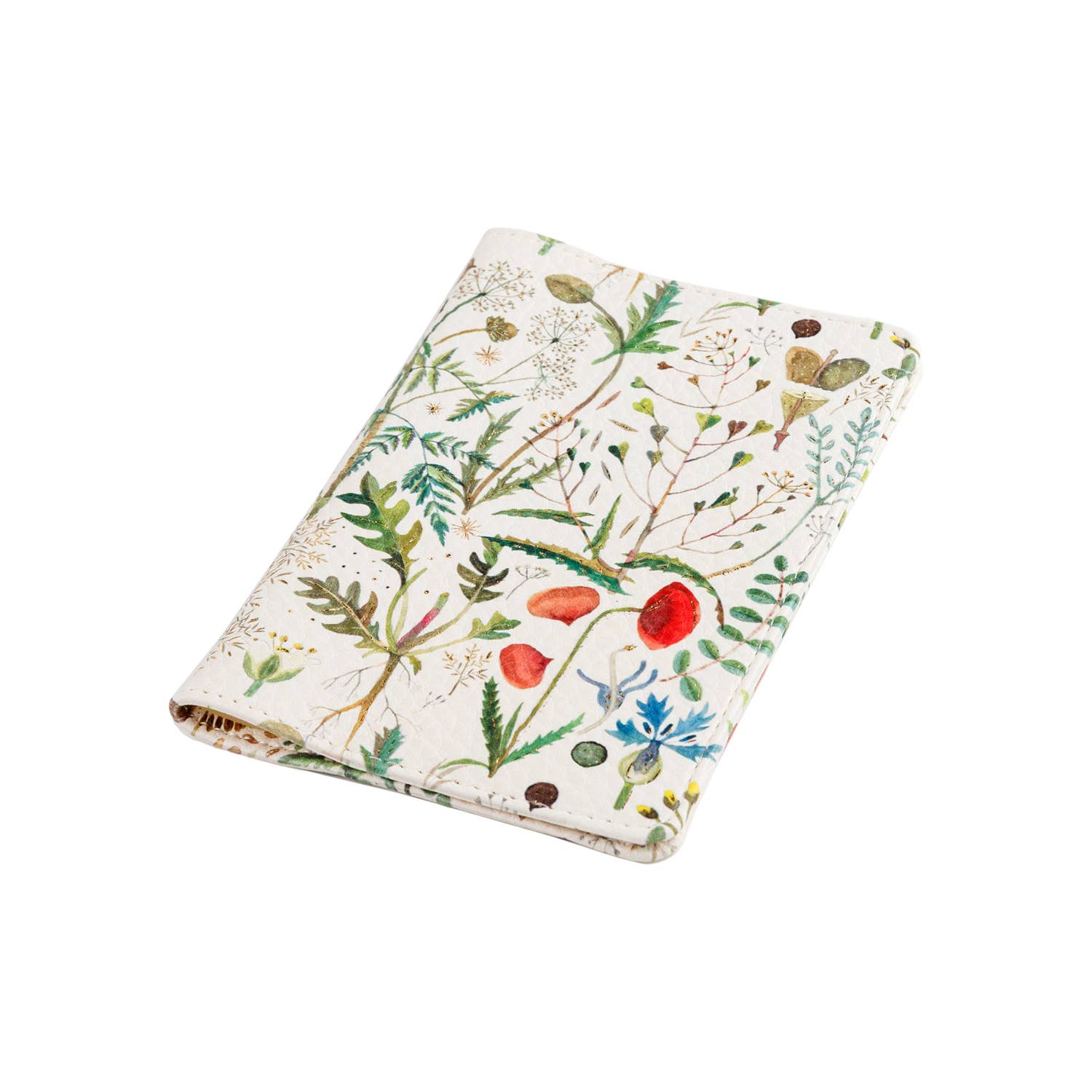 BV by Bruno Visconti - Wholesale Passport Case - Women's - Vegan Leather Passport Cover - Greens and Flowers3
