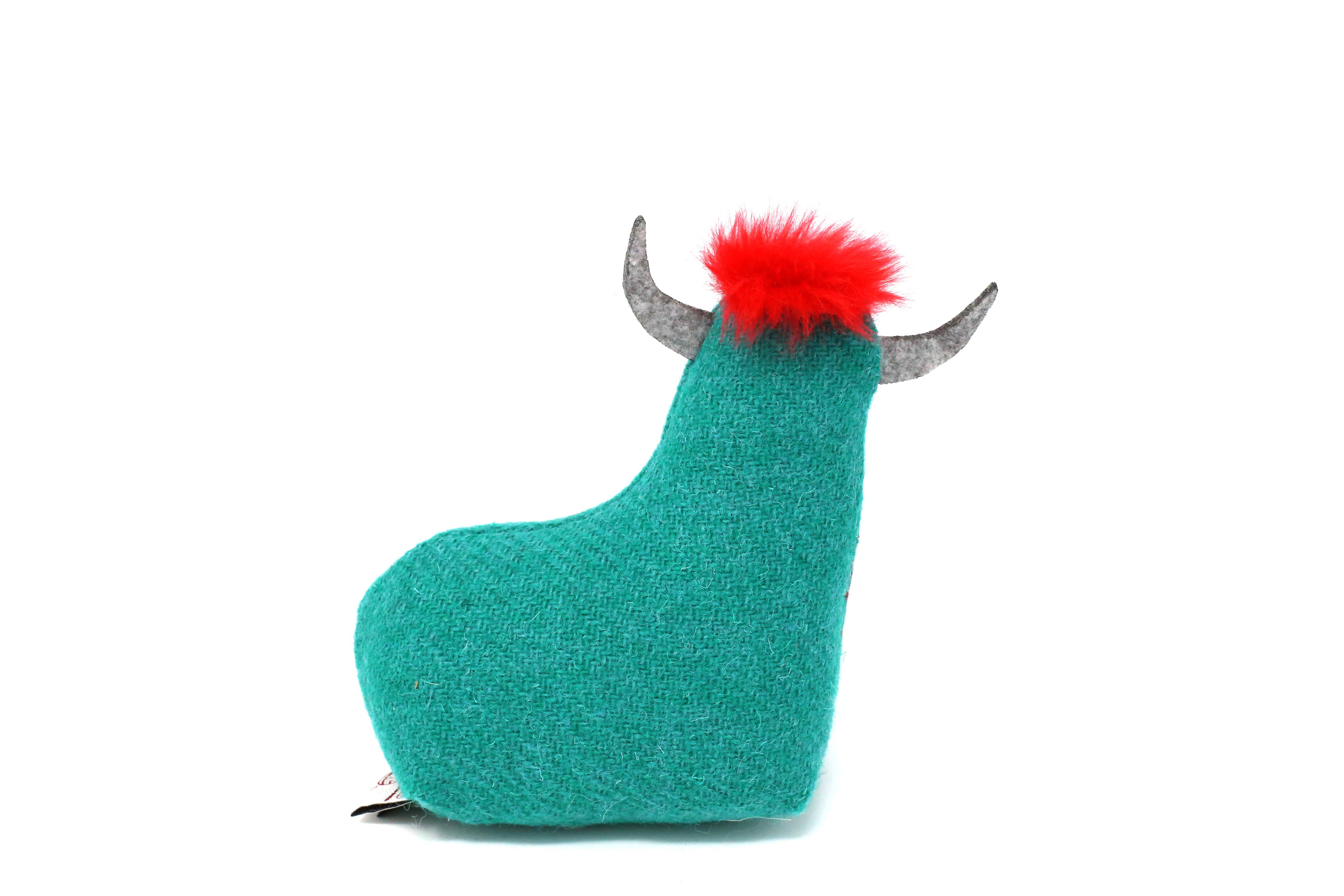 Studio Sunart - Venta al por mayor Adornos - Adorno de vaca de las tierras altas Harris Tweed1