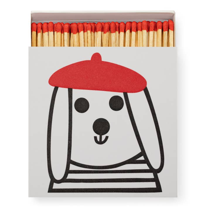 Dog | Square Matchboxes for wholesale by Archivist Gallery | UK
