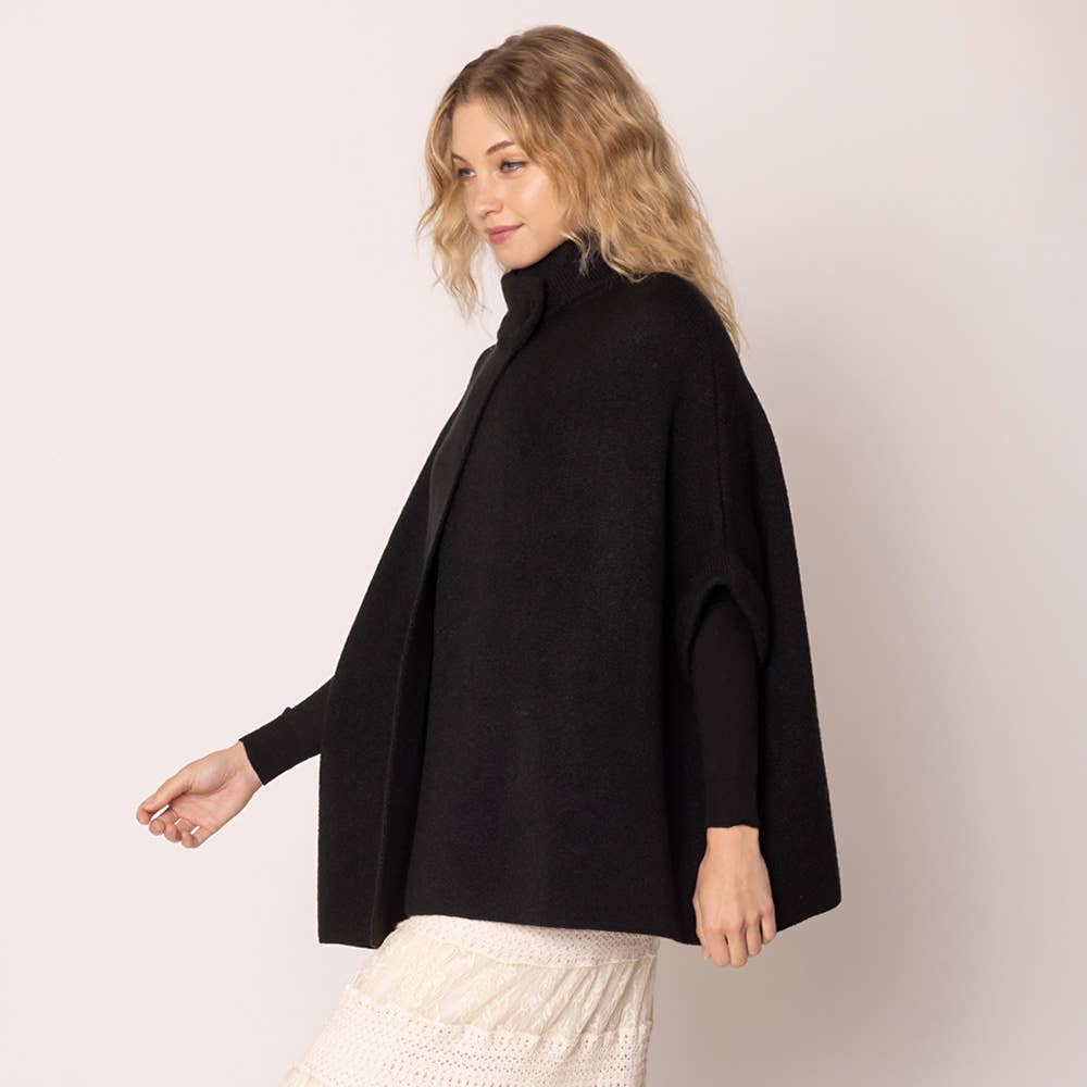 Sensibling Corp. - Wholesale Cardigan - Women's - Solid Neck Button Cardigan
10