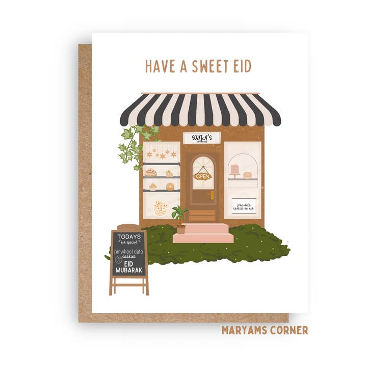 Süße Eid-Karte für den Großhandel von Maryams Corner