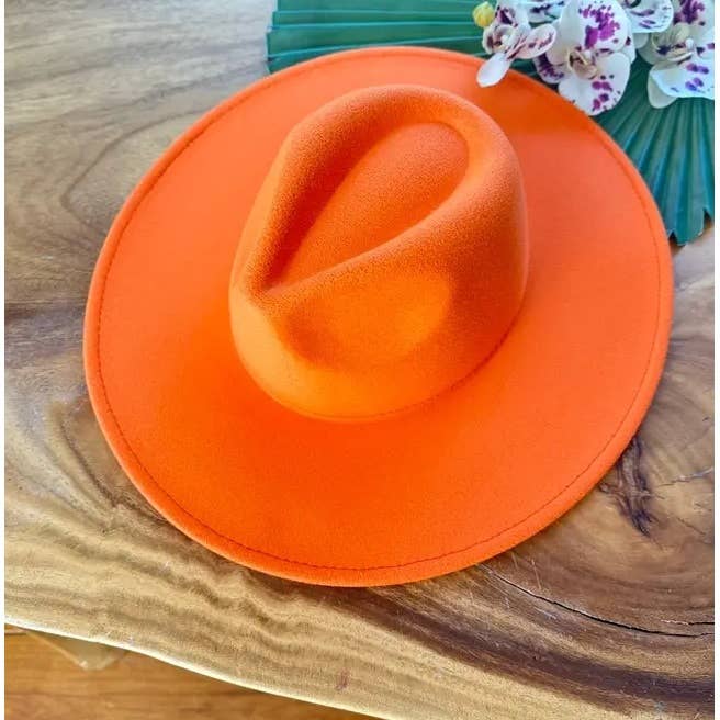 One and Only Accessories - Vente Chapeau en feutre - femme - Chapeau en feutre à large bord à la mode classique le plus vendu, nouvelle couleur 32