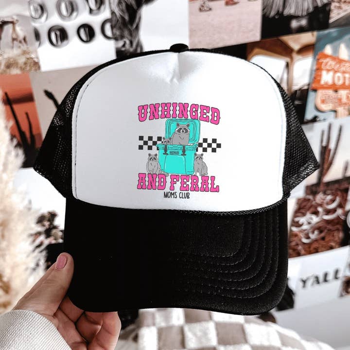 H+P Wholesale - Wholesale Trucker Hat - Women's - Unhinged & Feral Trucker Hat0