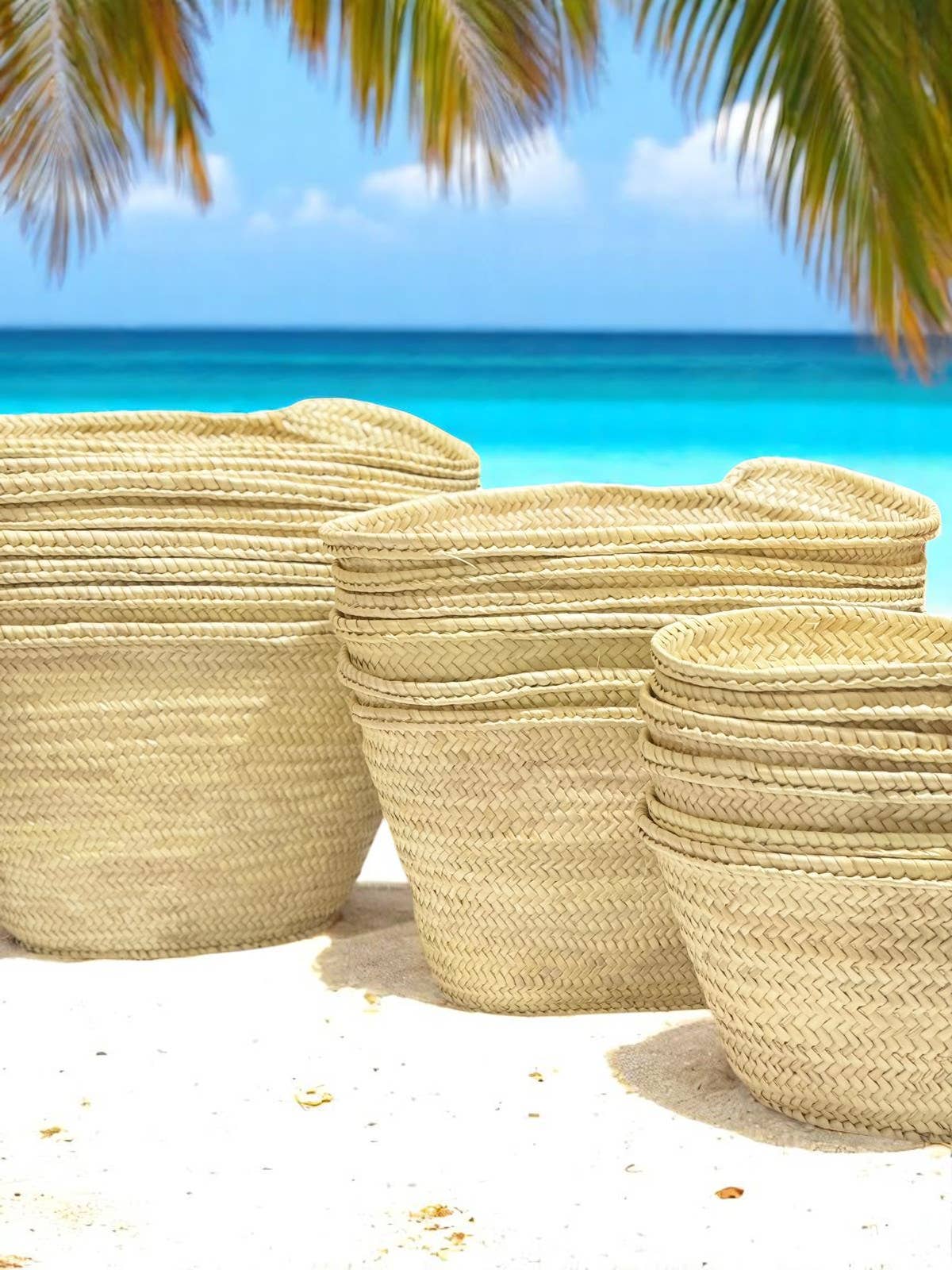 Melecraft - Wholesale Basket - Empty Handwoven Straw Basket – Ready to Customize3