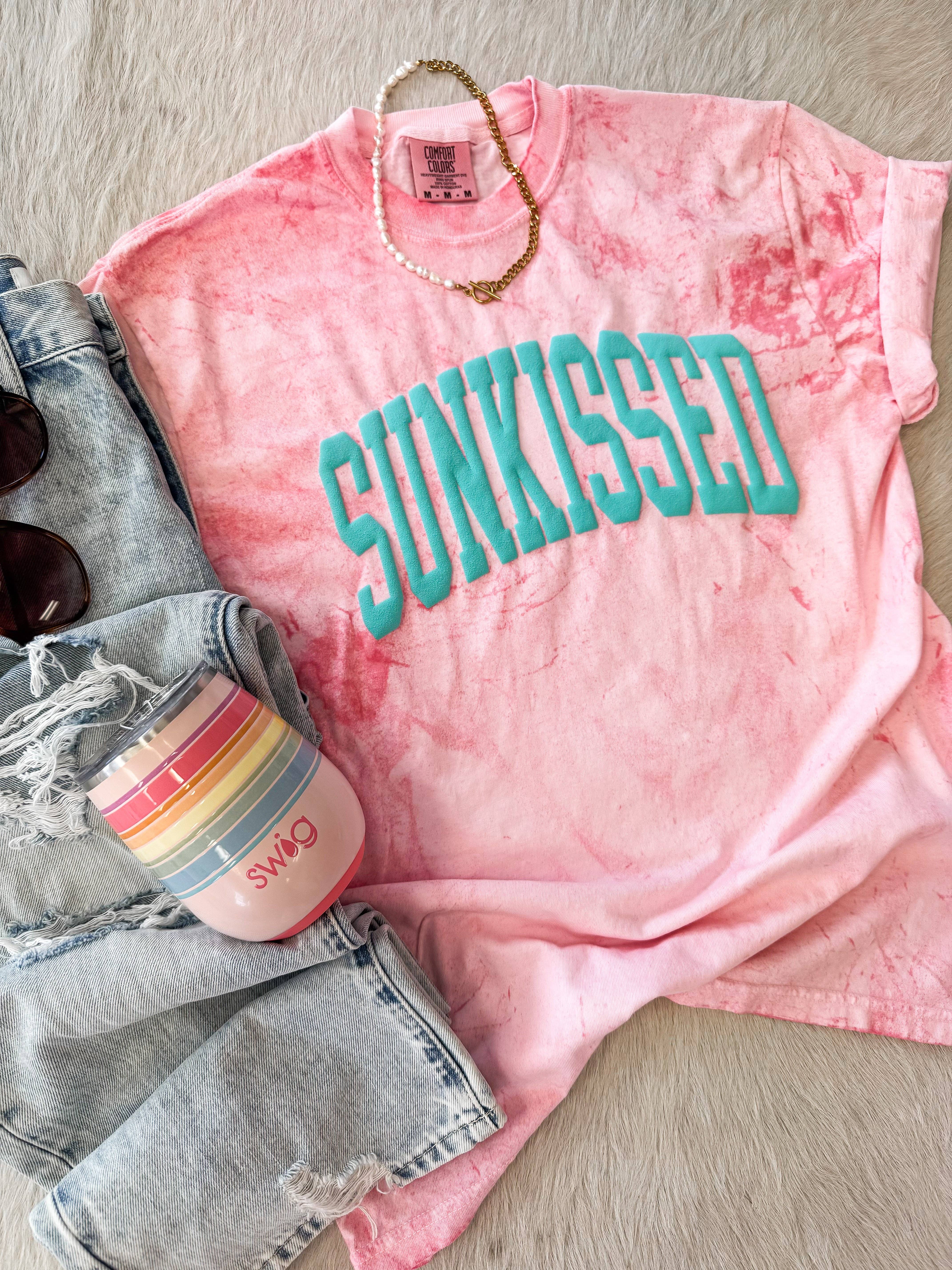 Hart and Hollow - Wholesale Screen Printed T-Shirt - Women's - Sunkissed Tie Dye Tee0