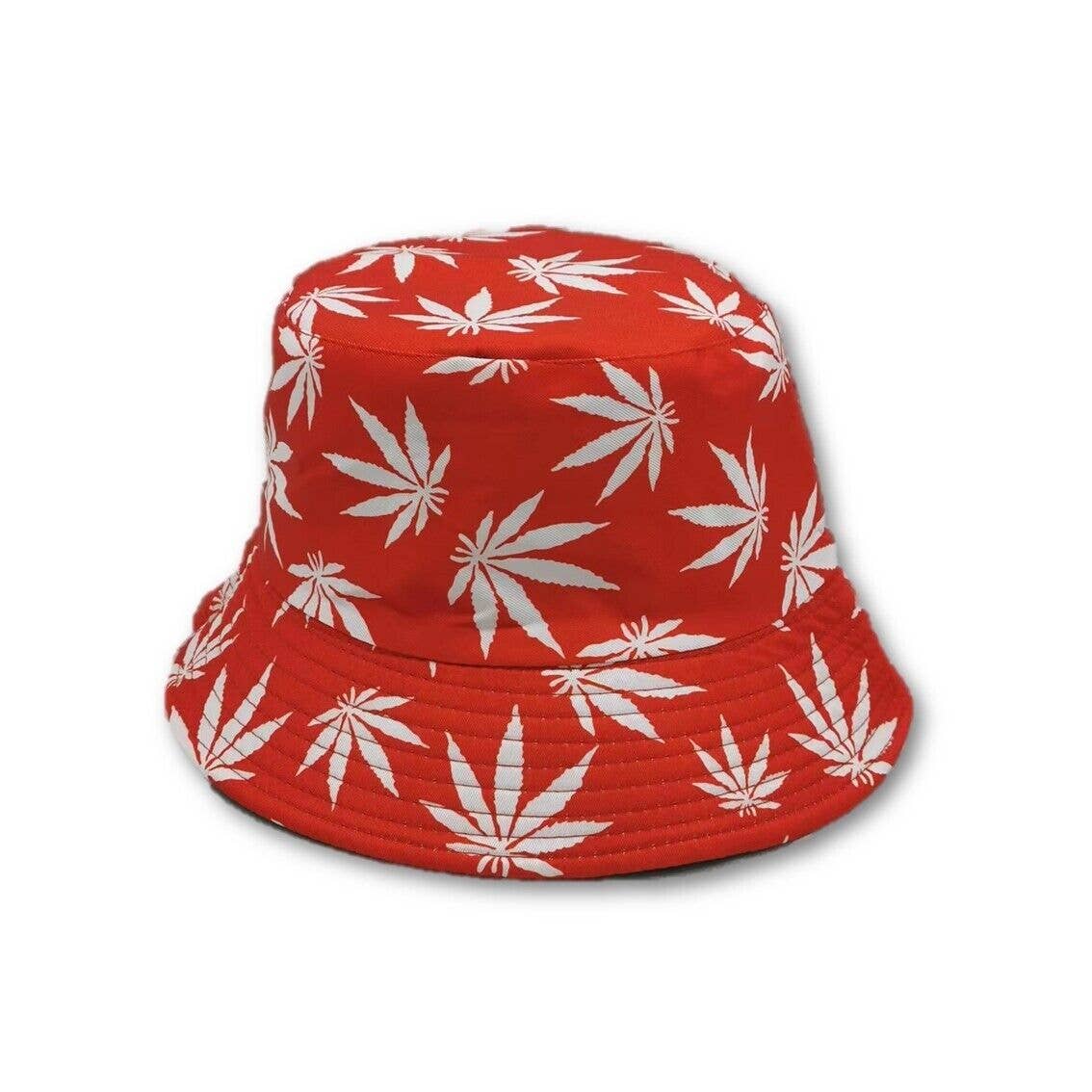 Stylex Party - Wholesale Bucket Hat - Unisex - Bucket Hat Weed Leaf Festivals Fancy Dress Costume21