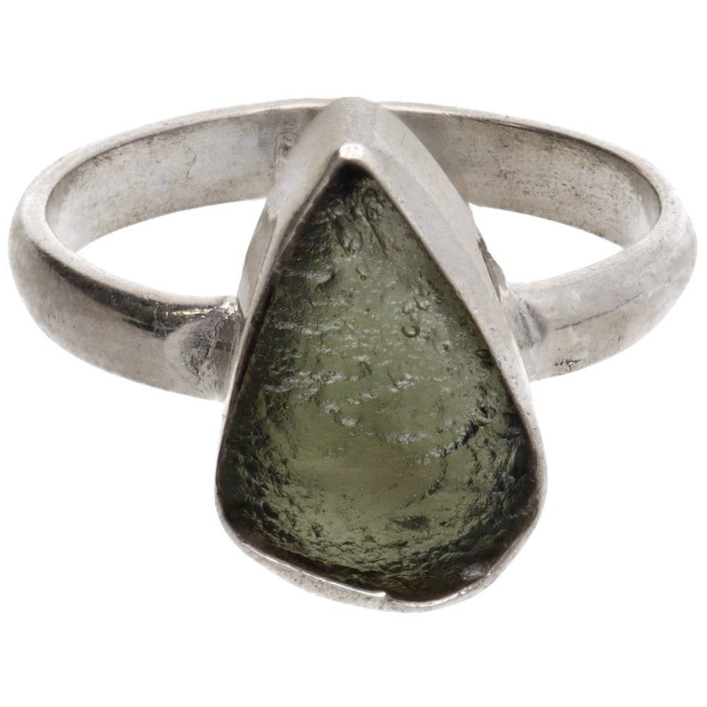 Vives de la Cortada S.L - Wholesale Multi-Stone Ring - Moldavite Ring in 925 Sterling Silver (3 - 3.9g)3