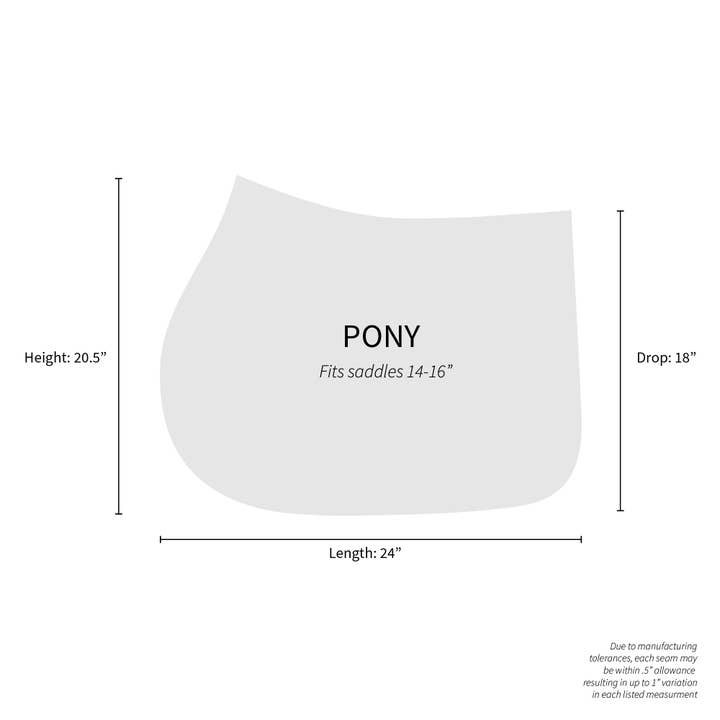 Rosso Sottosella a Quadri per Pony Dapplebay Holiday - Rosso in vendita all'ingrosso su Faire2