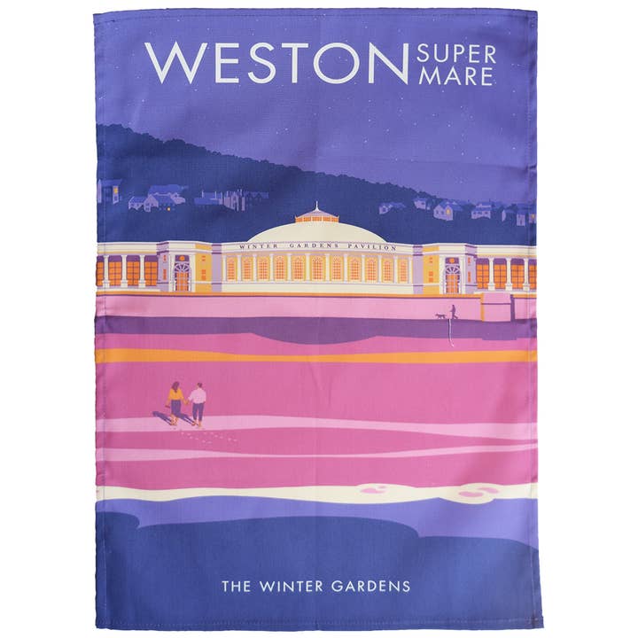 Torchon Jardins d'hiver Weston-super-Mare pour la vente par Town Towels
