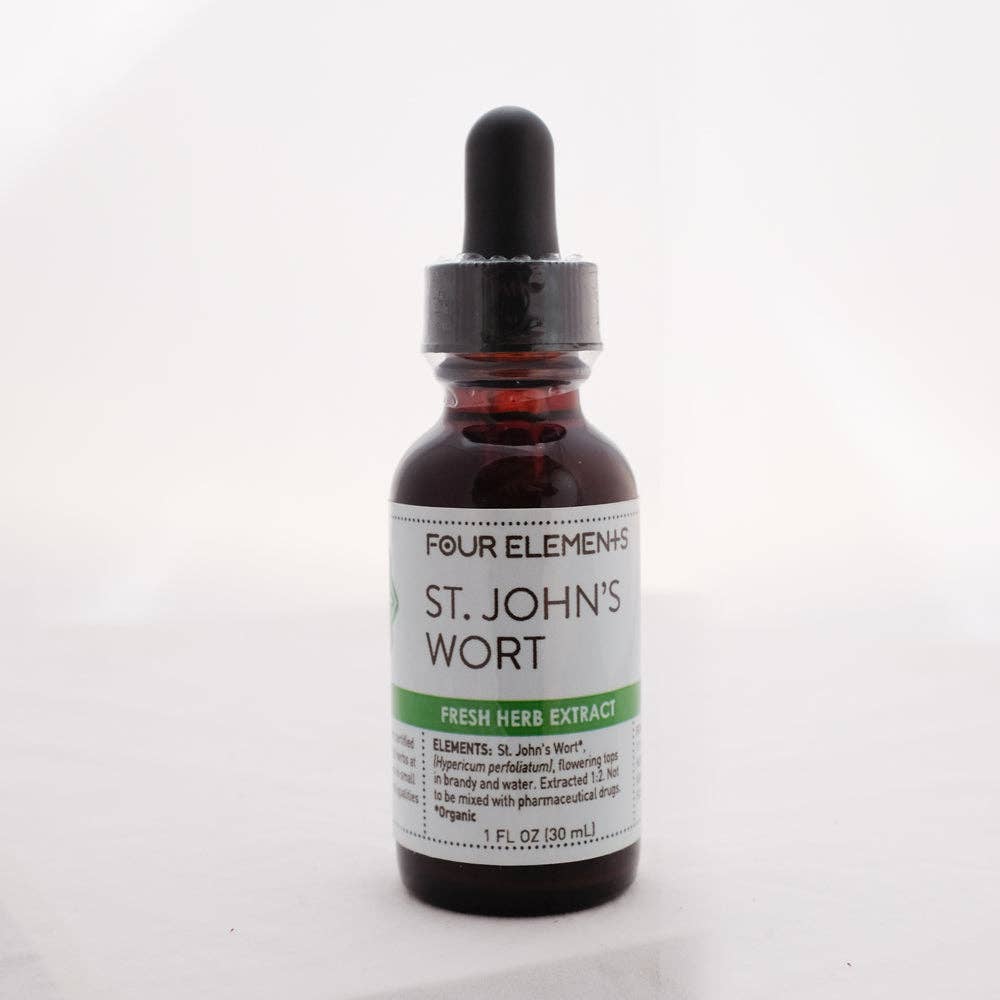 Four Elements Organic Herbals - Vente Teinture - Teinture de millepertuis - 1 oz3