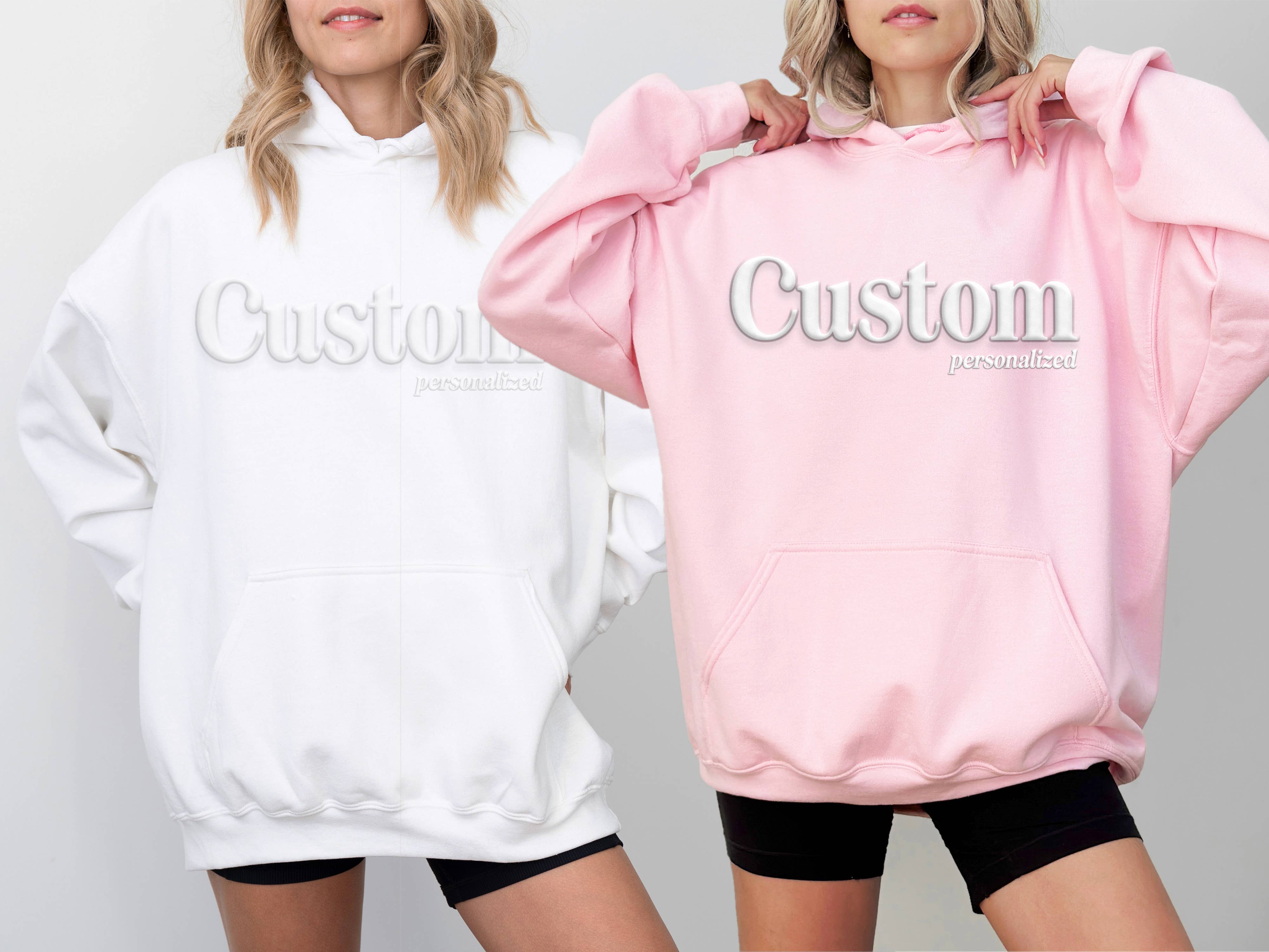 Nobullwoman Apparel - Wholesale Hoodie - Women's - PUFF Print CUSTOM Small Business Unisex HOODIE13