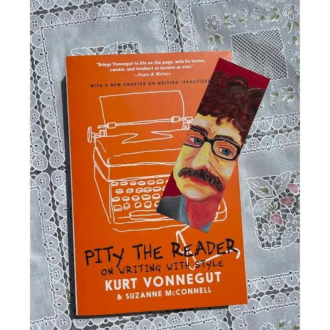 Kurt Vonnegut Bookmark for wholesale by PopArt Authors
