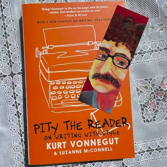 Kurt Vonnegut Bookmark for wholesale by PopArt Authors